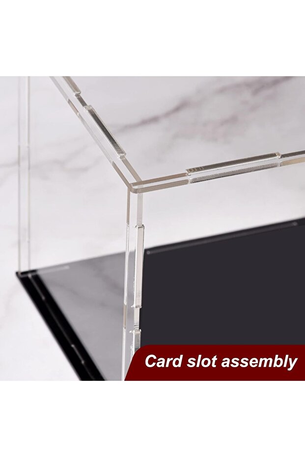 Acrylic Clear Display Case Box Dustproof Protection Showcase Cube Collectibles Show Box - 3