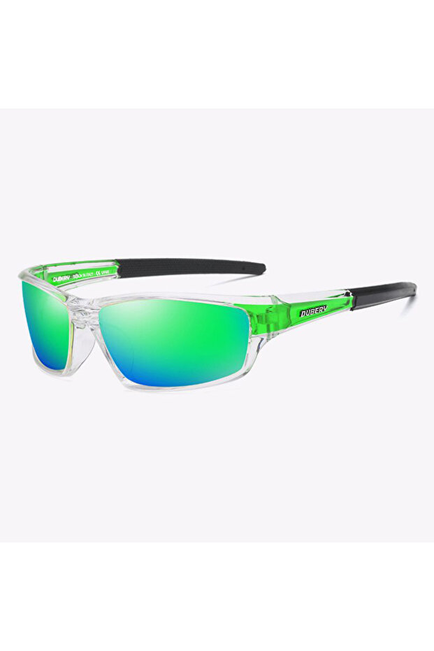 Green4 DUBERY Polarized UV400 Protection Sunglasses For Men And Women 8 Colors Model 620