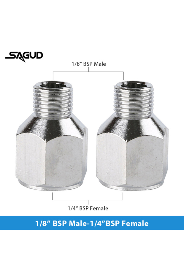 SD-54-2 SAUGD 9 قطع/مجموعة ملحقات تركيب محول البخاخة الهوائية طقم استبدال أداة توصيل الموصل