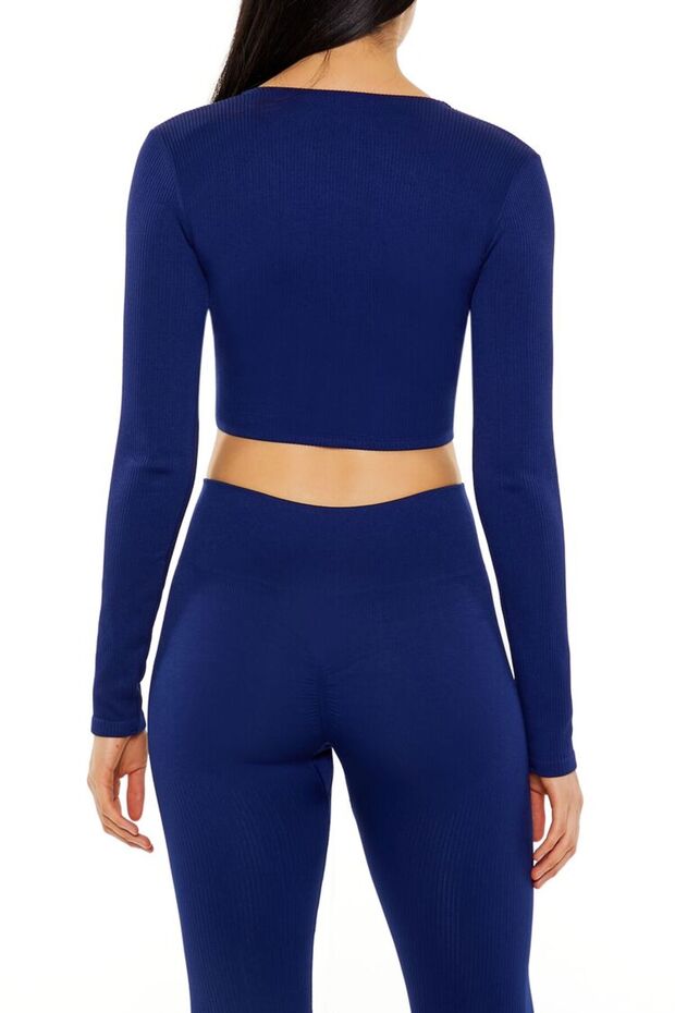 Active Dikişsiz Crop Bluz - 5