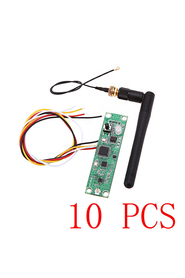 لوحة دارات مطبوعة DMX512 مكونة من 10 قطع A9 2.4G ISM DMX وحدة تحكم لاسلكية PCB وحدة 2 في 1 DMX512 جهاز إرسال واستقبال