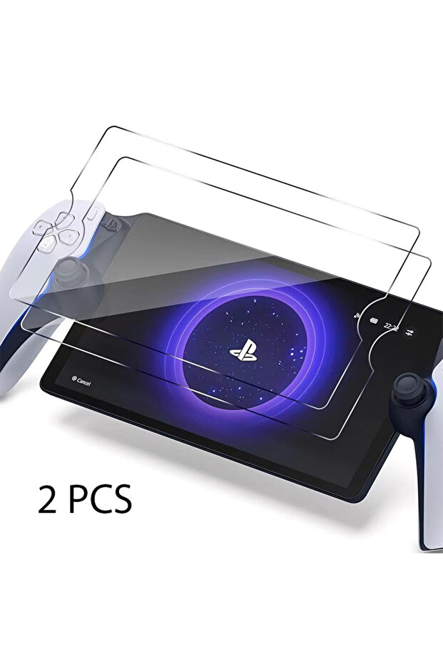 pack 2pack 2Pcs Tempered Glass for PlayStation Portal 5 Transparent Anti-Fingerprint Screen Protect