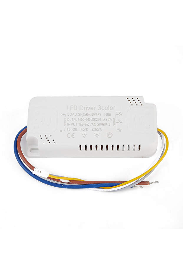 50-70W LED Driver 3color Adapter 8-24W 20-40W 30-50W 40-60W 50-70W For LED Lighting Non-Isolating Tr