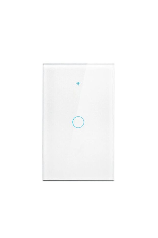 white 1 gang Touch Switch Tuya Smart Life Light WiFi RF433 Sensor Smart Switch App Remote Control No - 1