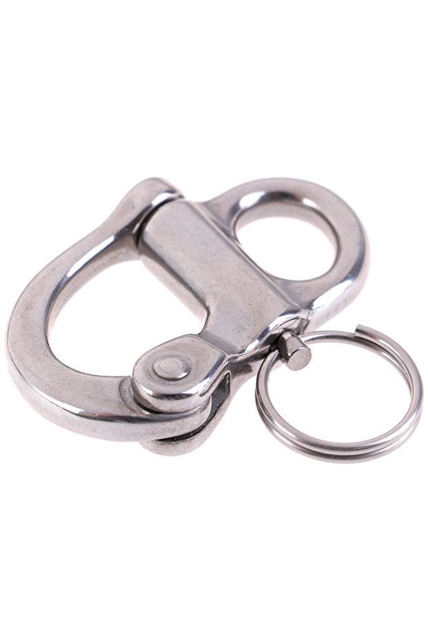 One Size 316 Stainless Steel Rigging Sailing Fixed Bail Snap Shackle Yacht Outdoor Living