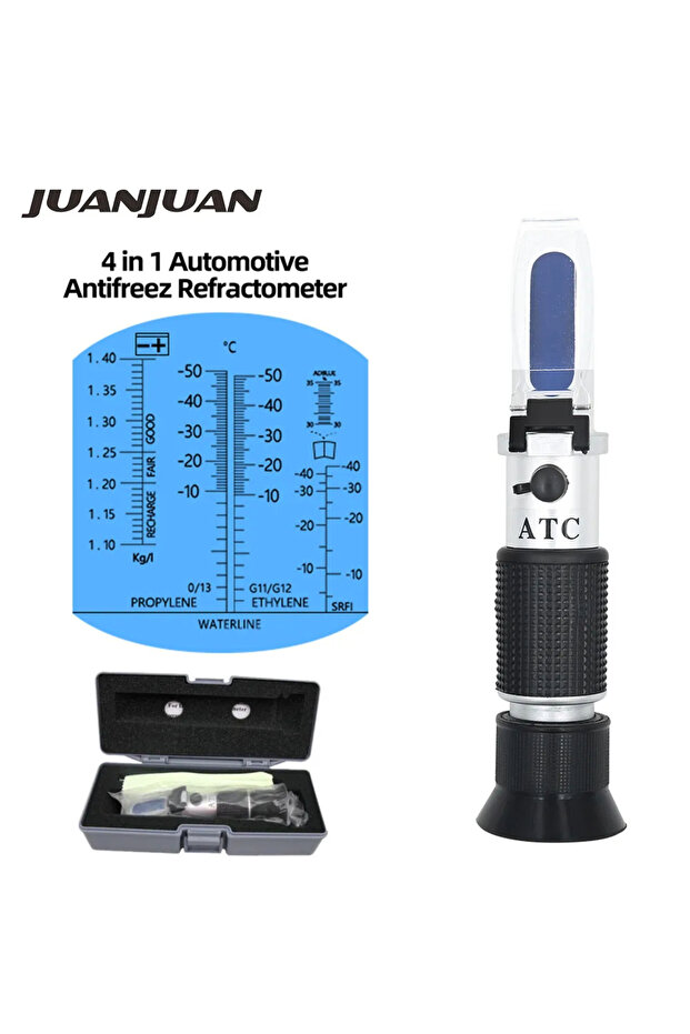 4 in 1 With Box 4 in 1 Car Automotive Antifreeze Refractometer EngineBattery Fluid Glycol Refractome