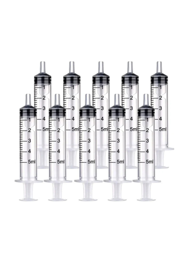 5ml x10pcs 1ml-10ml Disposable Syringes Syringes Without Needle Syringe Glue Pet Feeding Needle Kitc