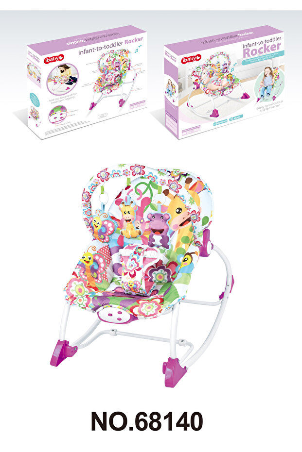 - Infant-Toddler I-Baby Rocker/Bouncer - Pink