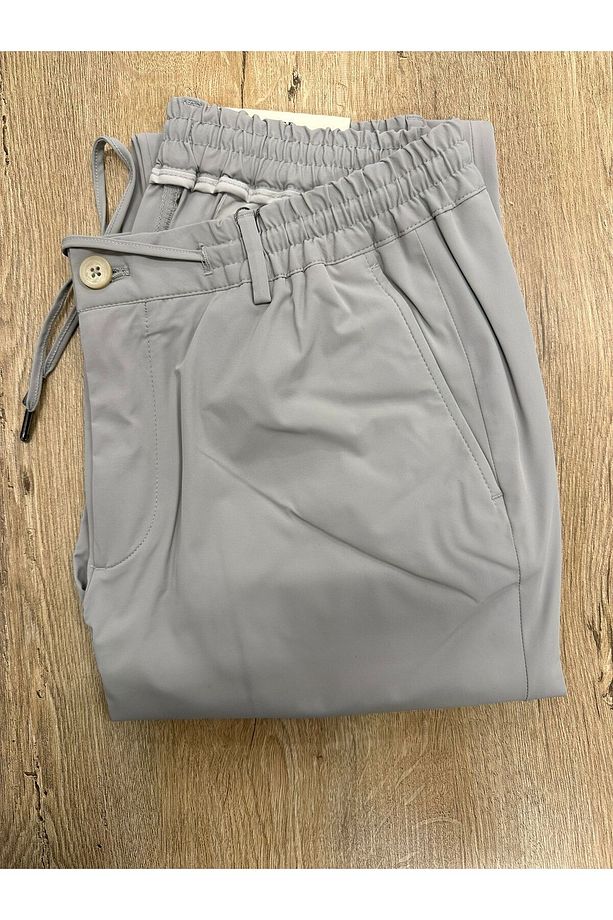 Taş Vizon Düz Dokuma Casual Pantolon - 1