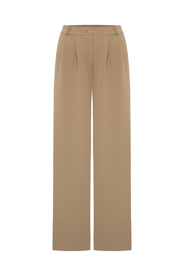 REGULAR FIT PİLELİ PANTOLON - 5