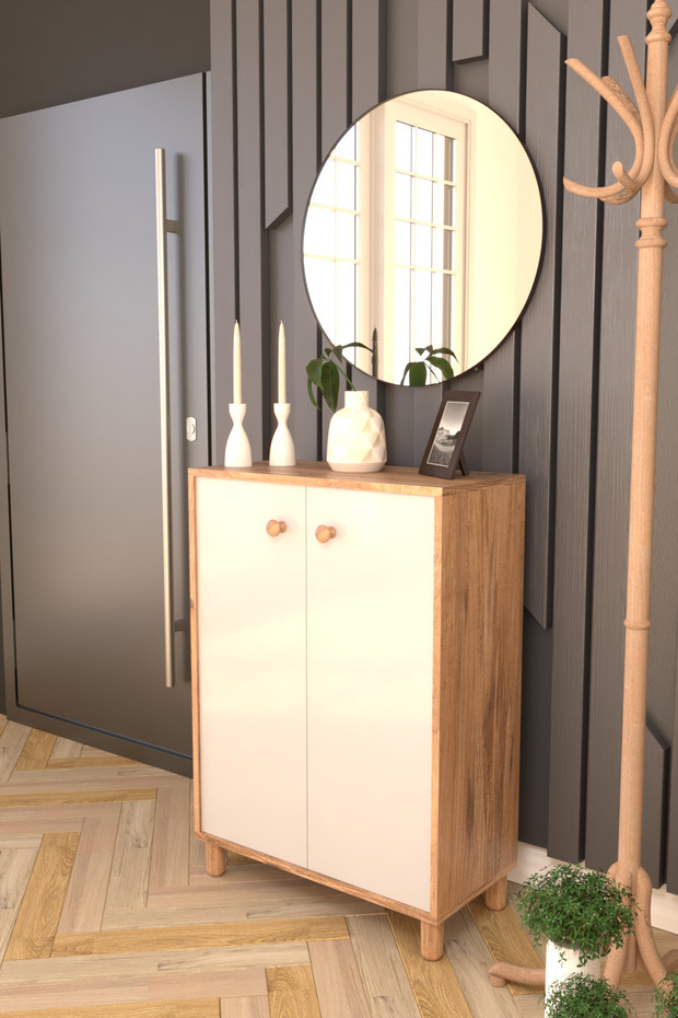 Boemo Ayakkabılık Ayakkabı Dolabı Çok Amaçlı Dolap - 4