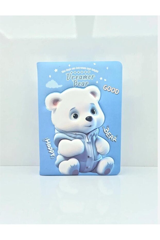 مفكرة لطيفة بتصميم الدب الحالم - - 1