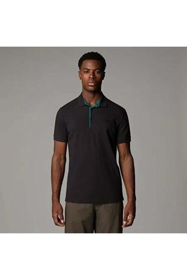 M Premium Slim Polo Black