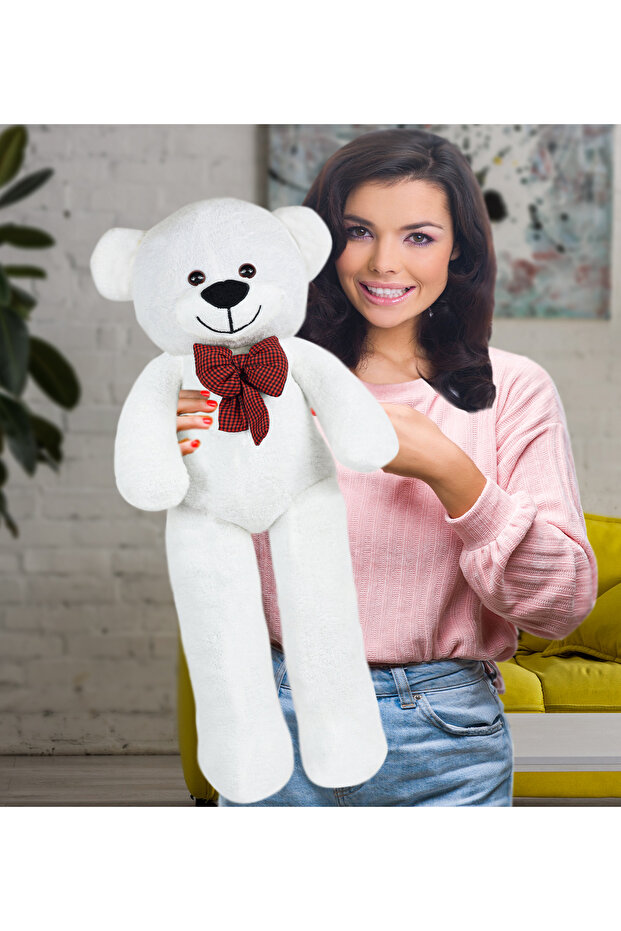 90 cm Plush Teddy Bear with Bow Tie - Special for Children and Loved Ones