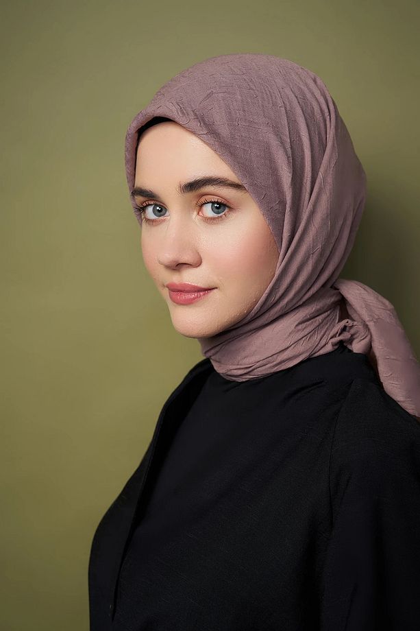 MODAKAŞMİR BAMBU EŞARP TOZLU KAHVE - 1
