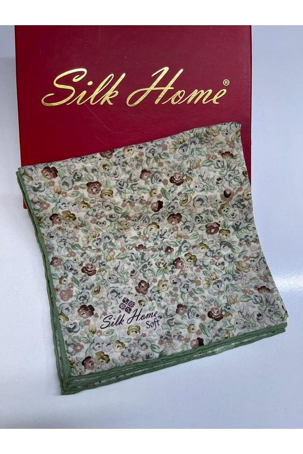 Karanfil Desen Soft Pamuk Eşarp - 4