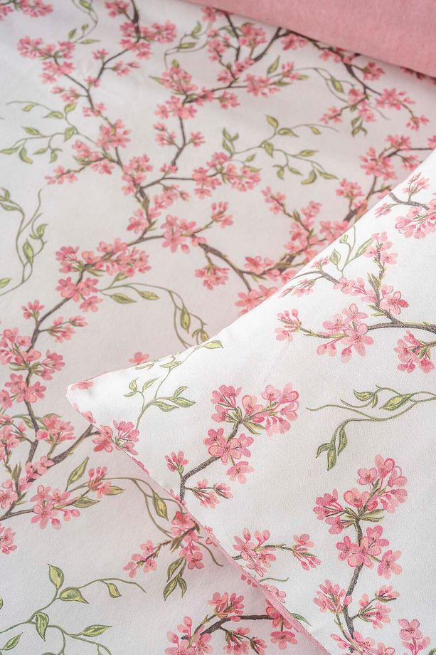 Sakura Tek Kişilik Nevresim Takımı Pamuklu - 4