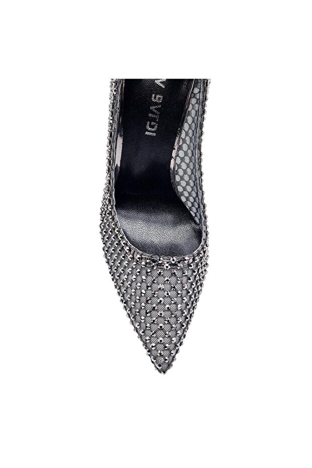 FLAKE GRİ TEKSTİL Kadın Stiletto & Abiye - 3