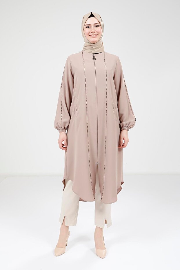Beige Wear 9298 with Piping