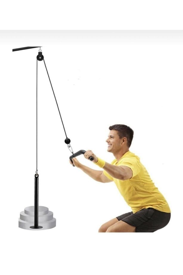 Makara Fitness Seti Cift Makara Seti ( Pushdown Triceps Biceps Lat Pulldown ) Çalışma Istasyonu - 6