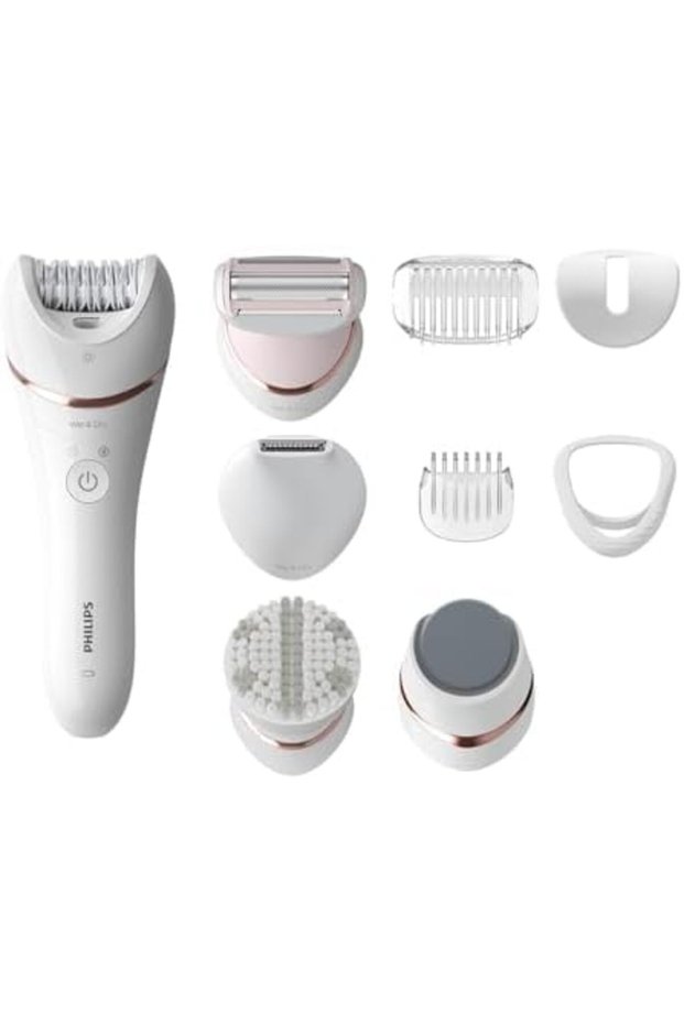 Series 8000 Epilator, Wet And Dry Cordless Hair Removal And Skin Care System, For Legs, Body