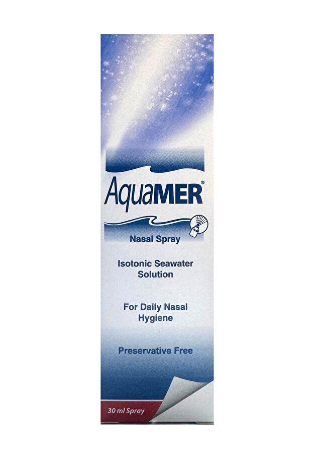 Aquamer Nasal Spray Isotonic Seawater Solution 30ml