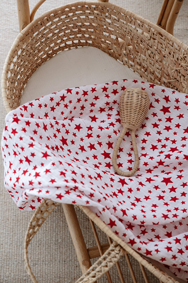 100X110 cm 100% Cotton Muslin Blanket - Soft and Breathable Baby Blanket