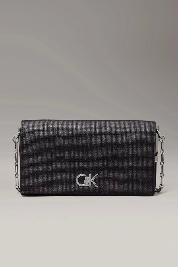 CK MINI CHAIN BAG_TEX Kadın Çapraz Çanta K60K613180-BEH - 1
