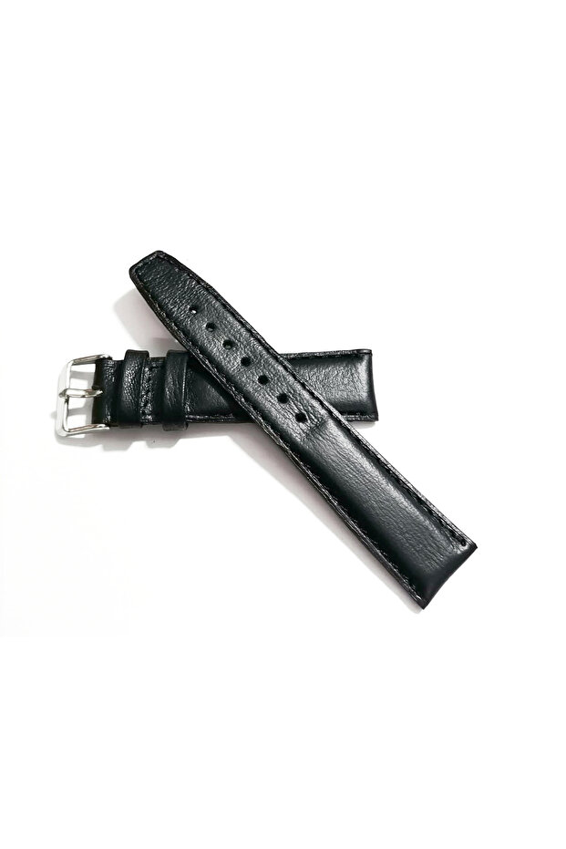 Genuine Cowhide Leather 20 mm Flat Watch Band Suitable for Any Watch(268)