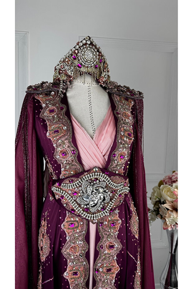 Baroque Beauty Kaftan Bindallı - 2