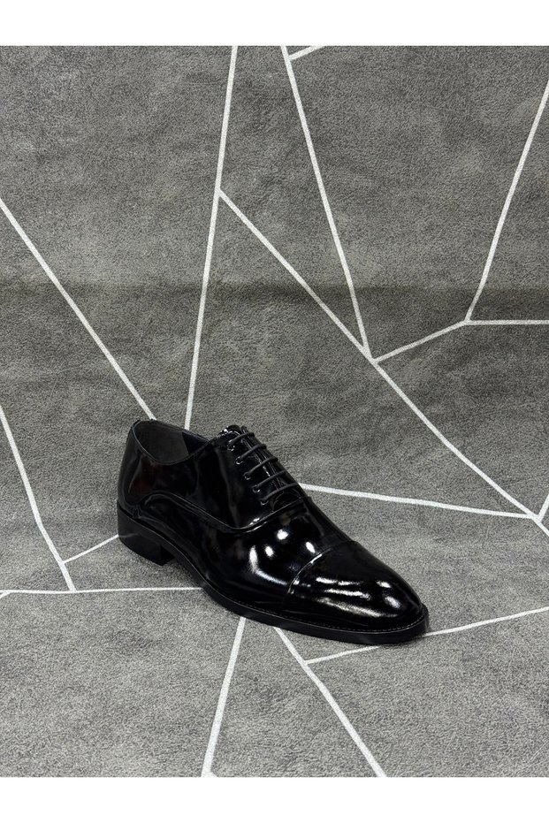 Black Patent Leather Genuine Leather Classic Shoes
