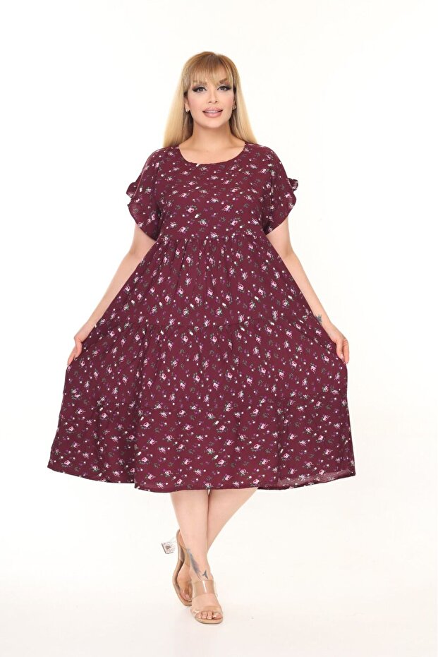 Women's Large Size Sleeveless Summer Dress