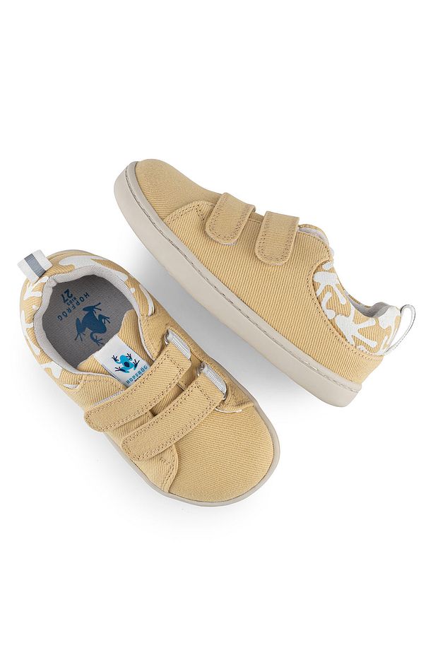 Hopfrög Smart Walker Recycled Canvas Eco Barefoot Çocuk Ayakkabı - 1