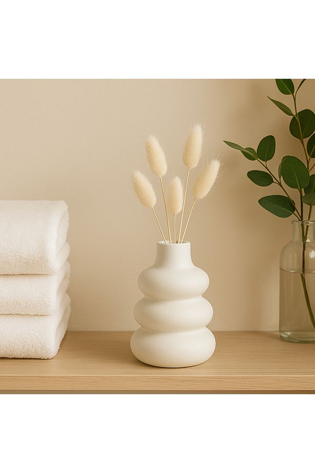 Pinterest Mini Vazo | Japandi Stil El Yapımı Minimal Vazo - 3
