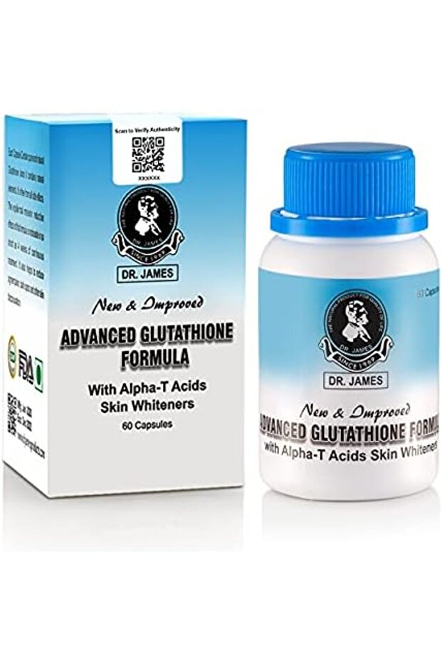 Dr James Glutathione 1000gm Capsules (1box -60 Capsules)