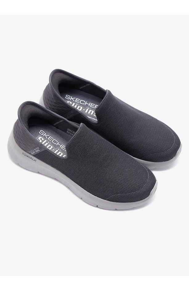 Go Walk Flex-Slip-ins Gri Erkek Günlük Spor Ayakkabı - 6
