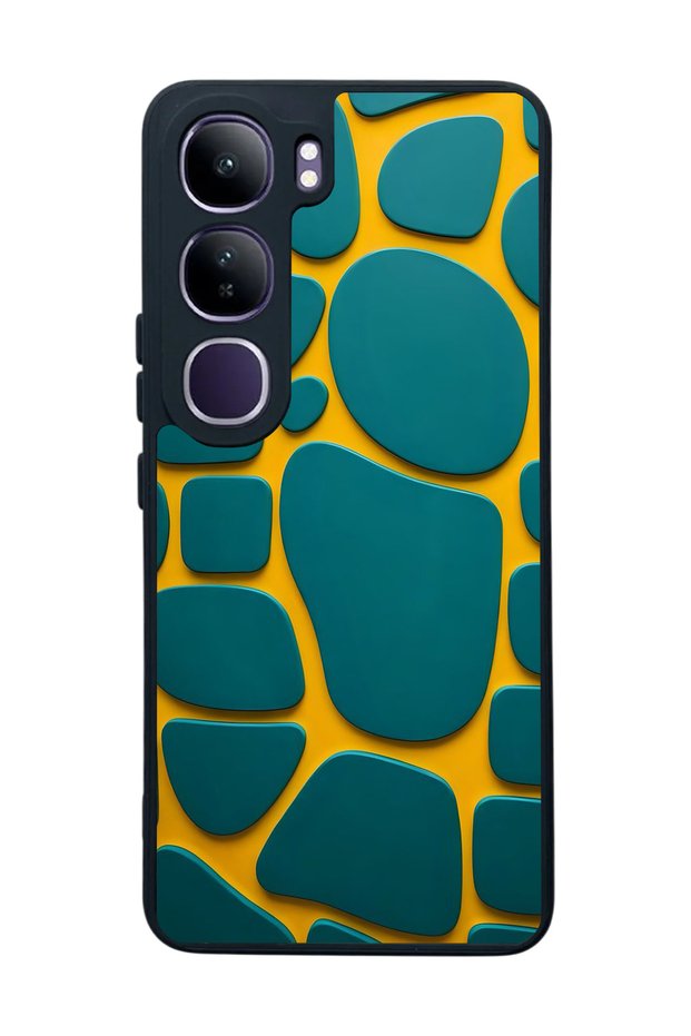 Vivo V40 Lite Compatible Matte Black Case – Soft Silicone, Protective, Shock Absorbing Cover