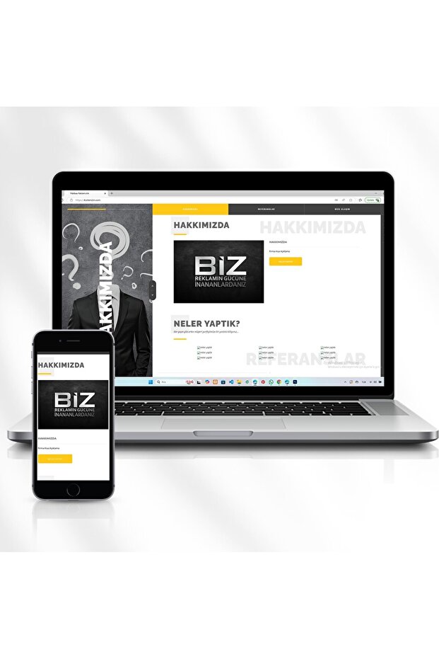 Matbaa, Reklam ve Grafik Tasarım Ofisleri Için Hazır Tanıtım Web Sitesi Kod: 4.sitenizin.com - 3