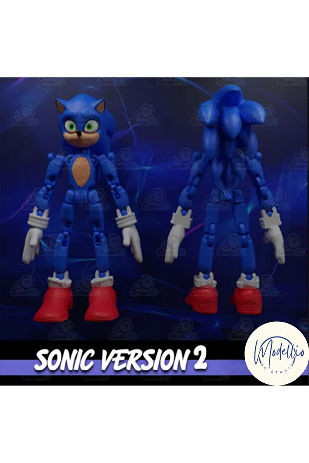 Sonic Hareketli Figürü (10-15cm) - 1