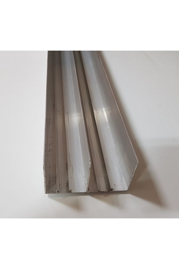 ALÜMİNYUM PROFİL SÜRME KAPAK RAYI FRENLİ ÜST RAY 250CM - 4