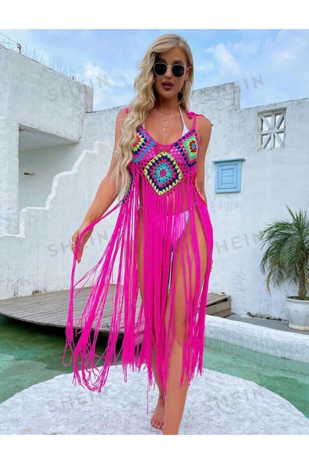 el örgüsü kadın pareo - 1