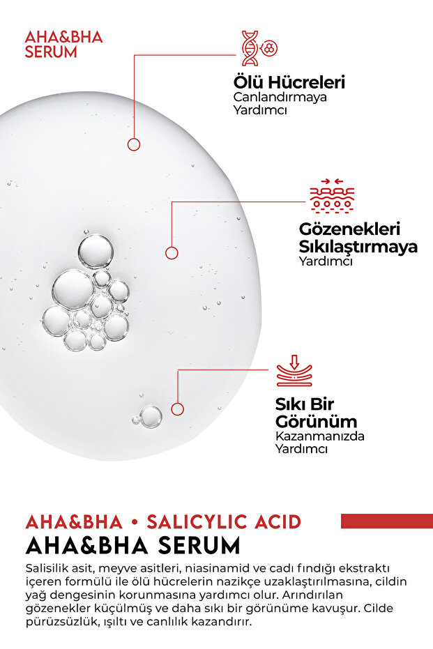 Aha & Bha Revitalizing, Pore Tightening and Moisturizing Serum 50ml - 3