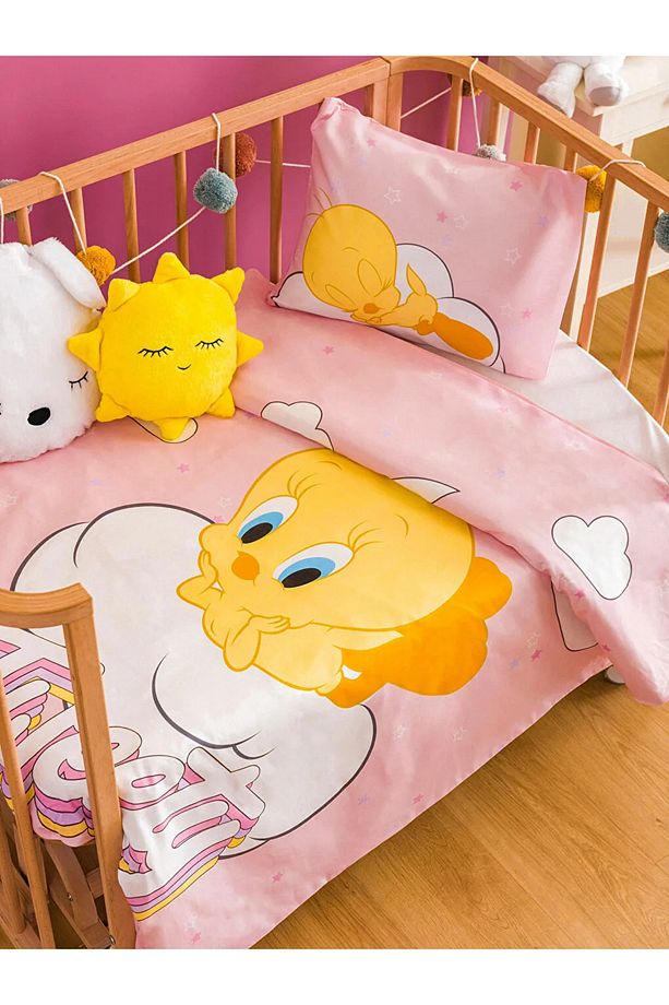 LCW HOME Karişik Tweety Baskılı Bebek Nevresim Seti - 2