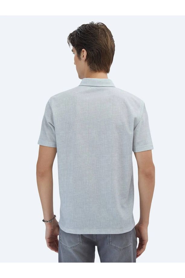 Gri Desenli Regular Fit Casual Gömlek - 5