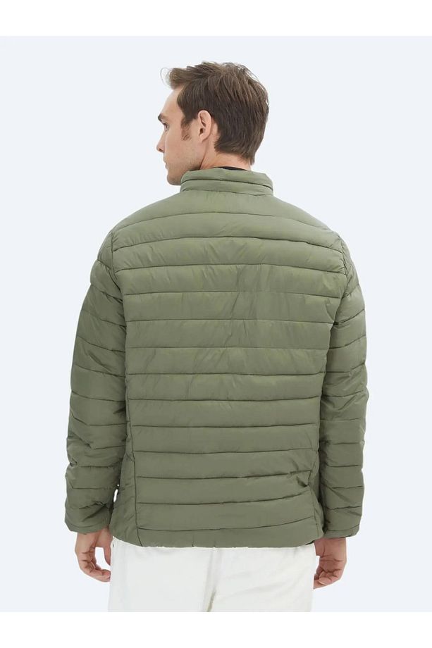 Haki Regular Fit Casual Dokuma Mont - 5