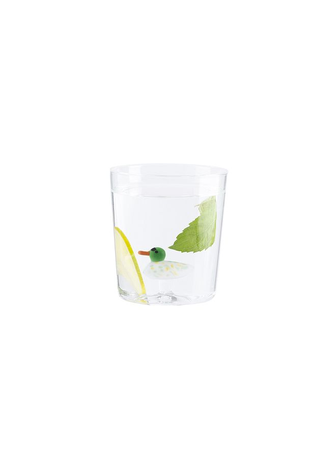 Violet Borosilikat Cam Bardak - Yeşil - 350 ml - 6