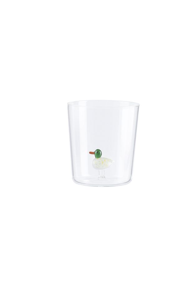 Violet Borosilikat Cam Bardak - Yeşil - 350 ml - 4