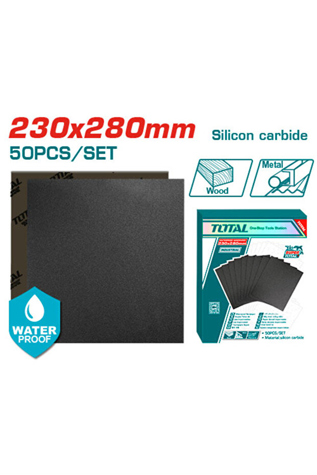ورق صنفرة مربع 230x280mm 50pcs/set P320