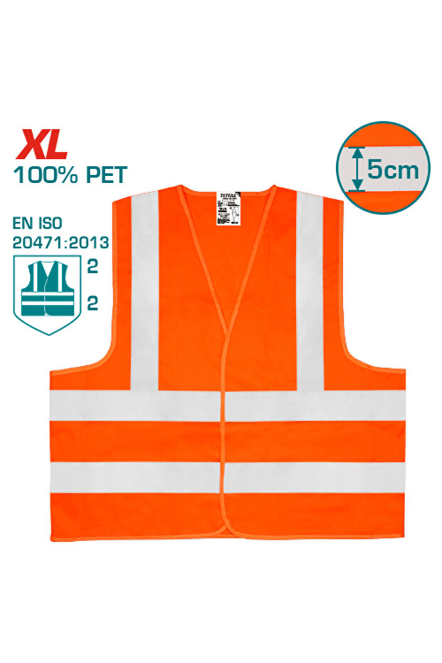 سترة سلامة برتقالي Xl