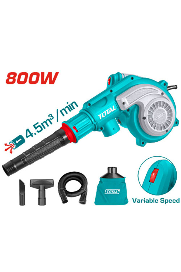 منفاخ هواء 800w مع 6 قطع -سرعات